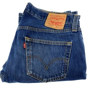 Men's Levi 501 Jeans Blue 33 x 30 Straight Leg